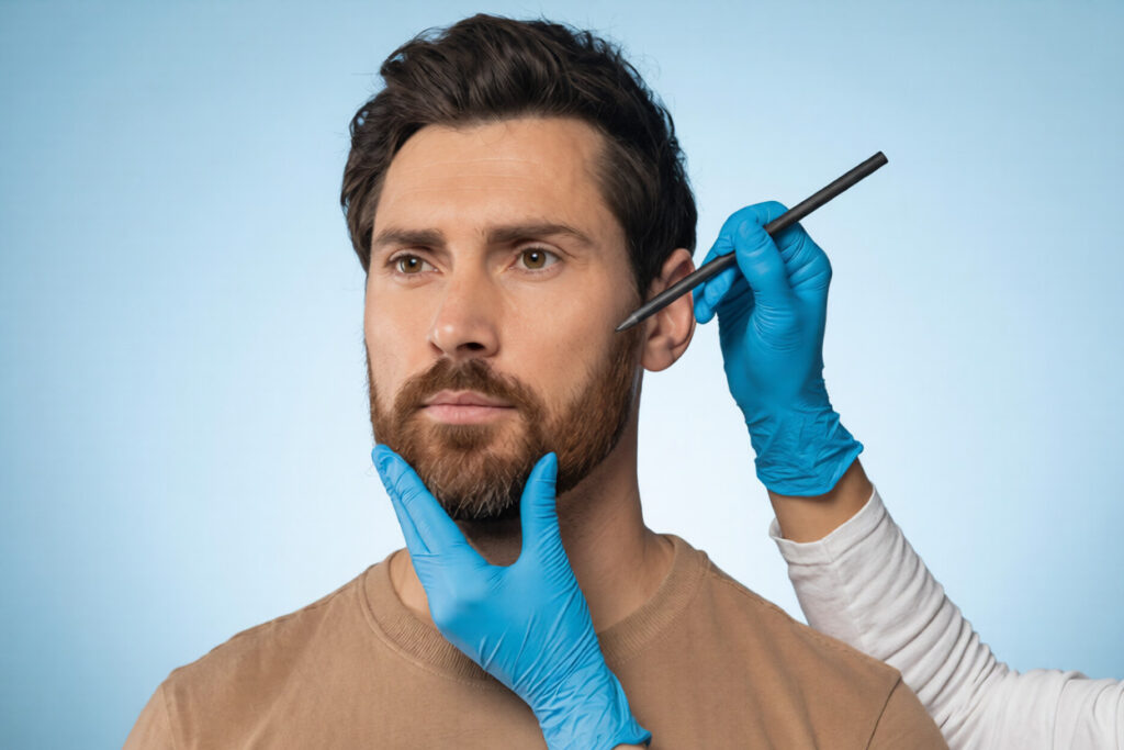 Beard Line Shaping Treatment