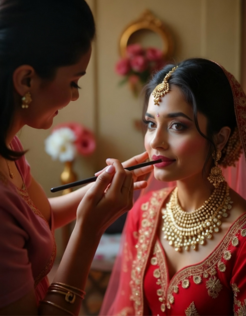 Pre wedding ceremony Makeup